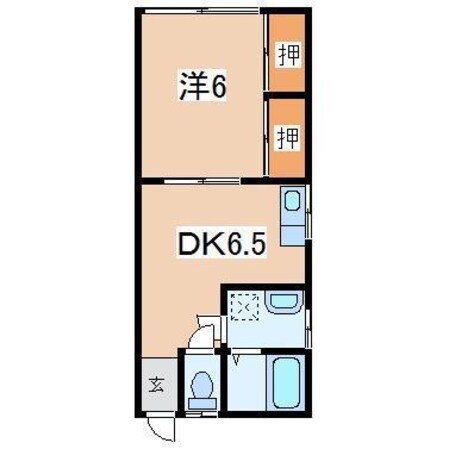 サンパレス桂の物件間取画像